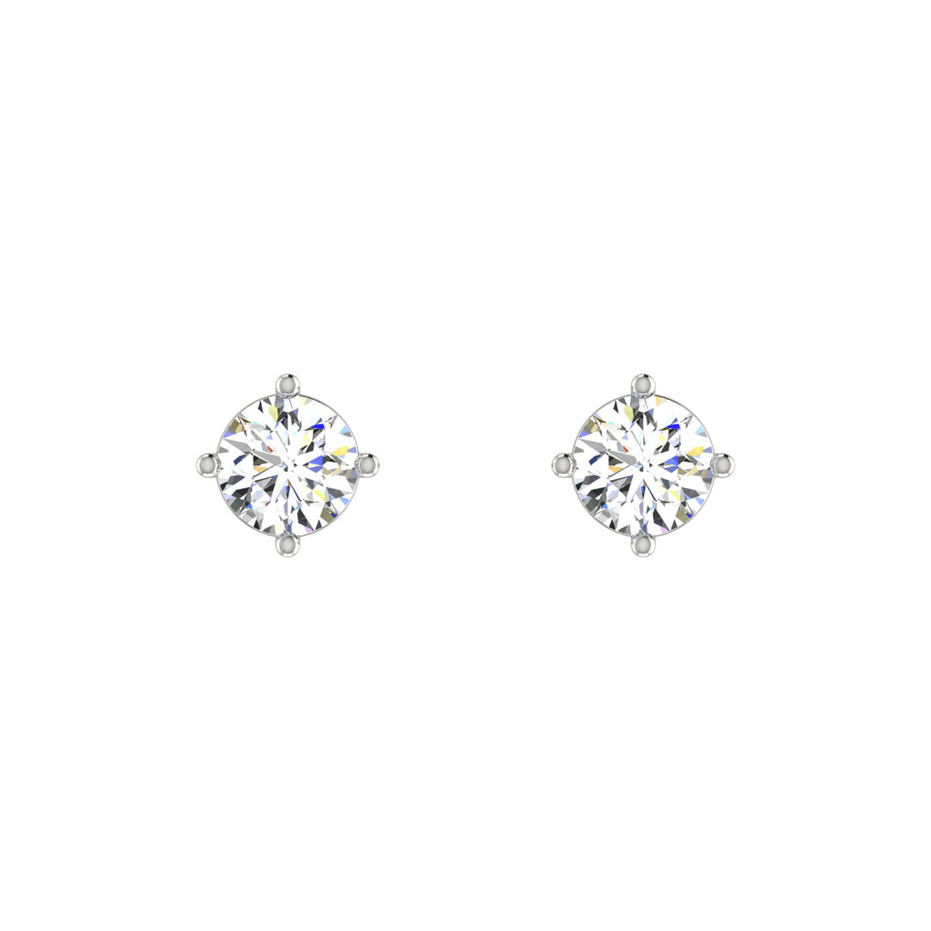 Petal Solitaire Studs