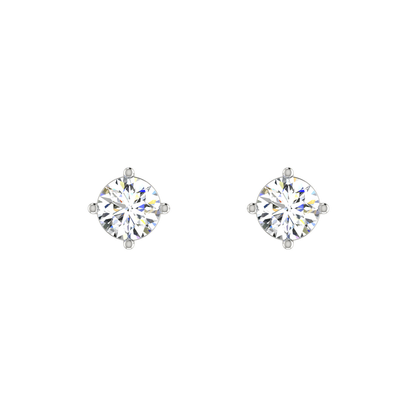 Petal Solitaire Studs