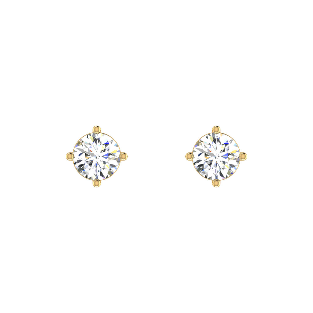 Petal Solitaire Studs
