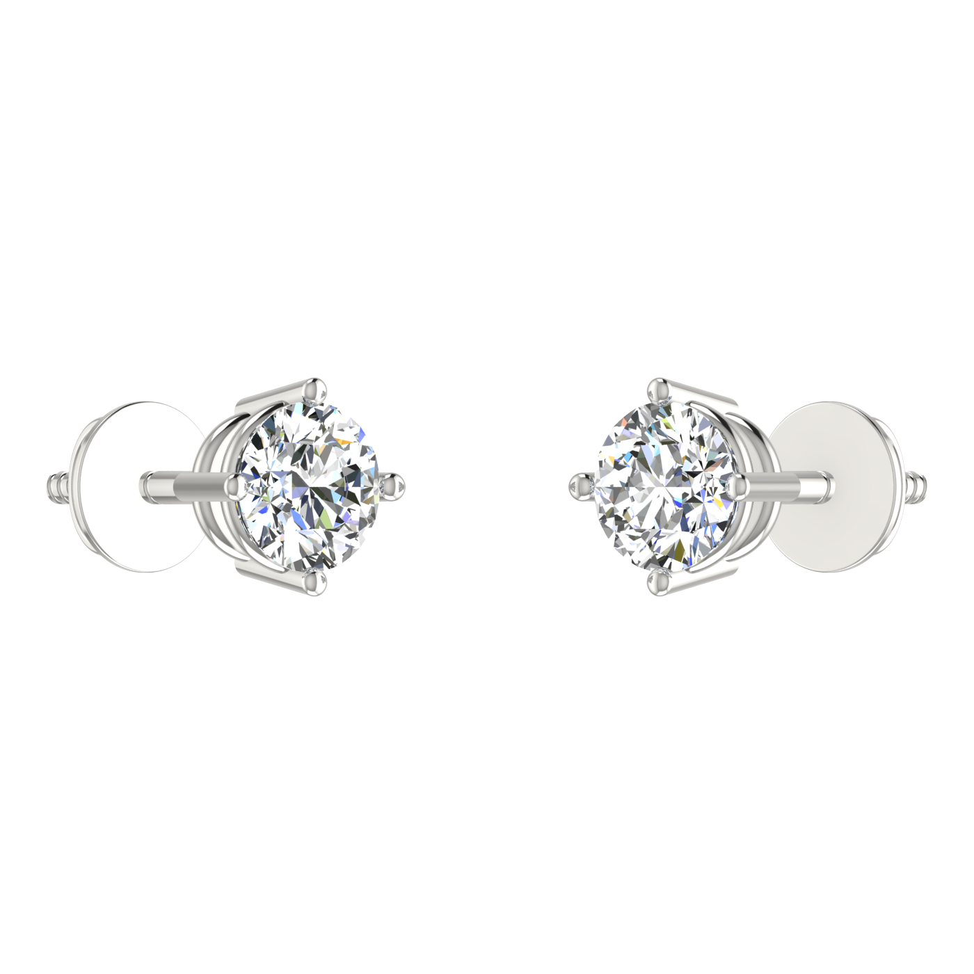 Twist Solitaire Studs