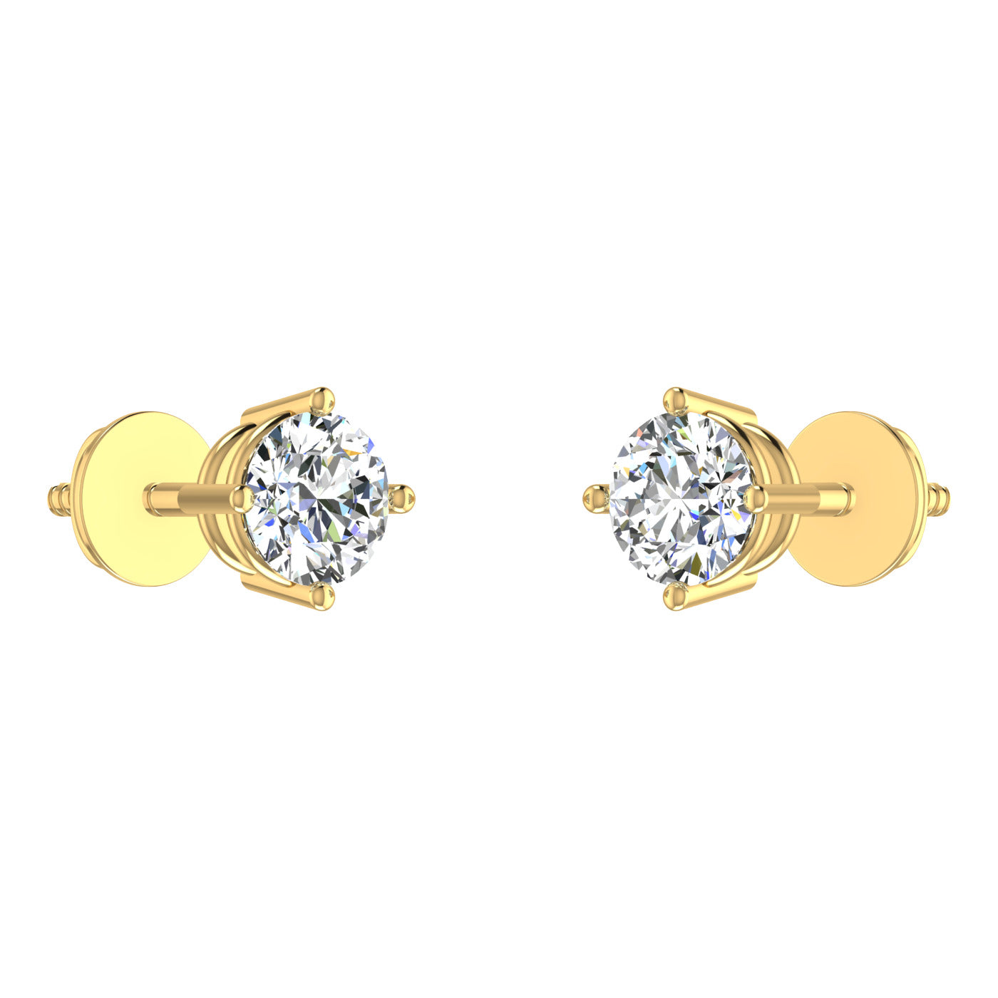 Twist Solitaire Studs