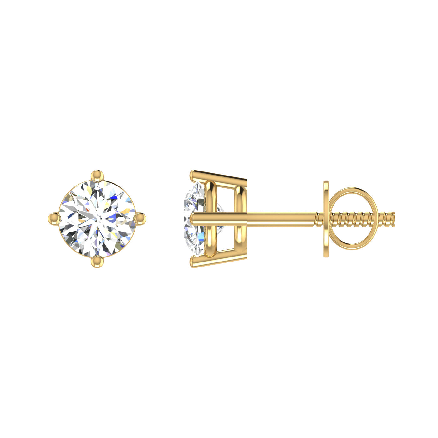 Twist Solitaire Studs