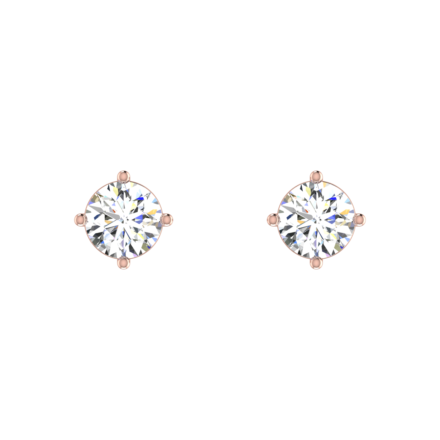 Twist Solitaire Studs