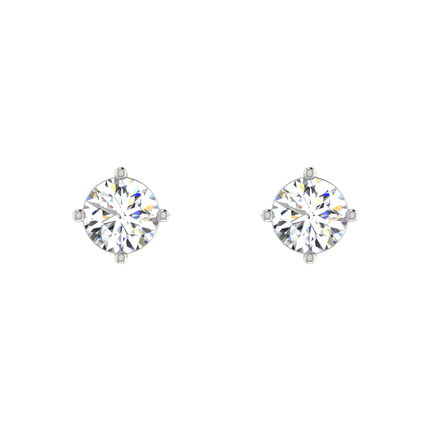 Twist Solitaire Studs