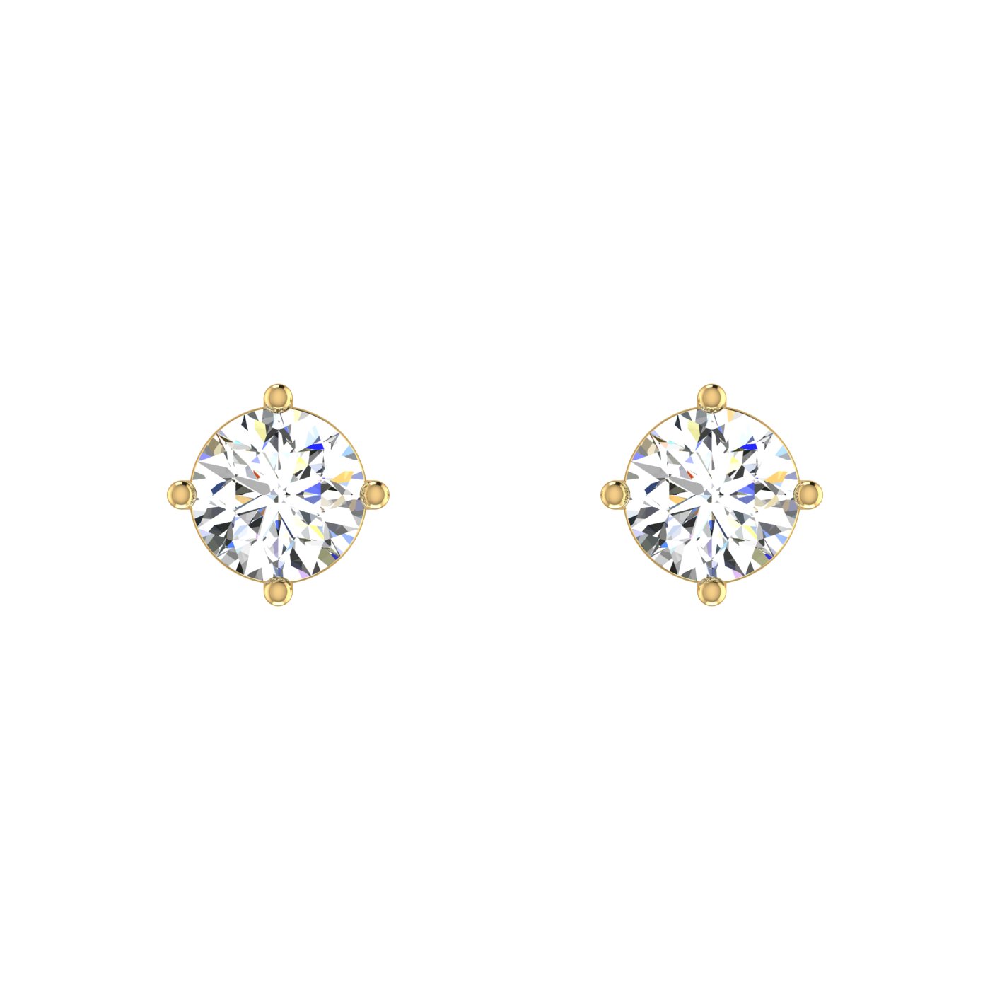 Twist Solitaire Studs