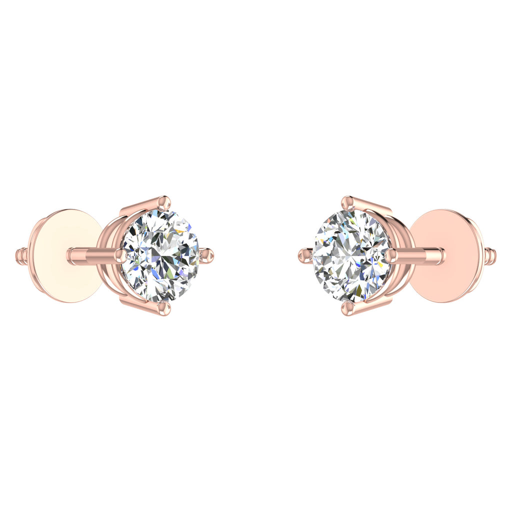 Ribbon Solitaire Studs