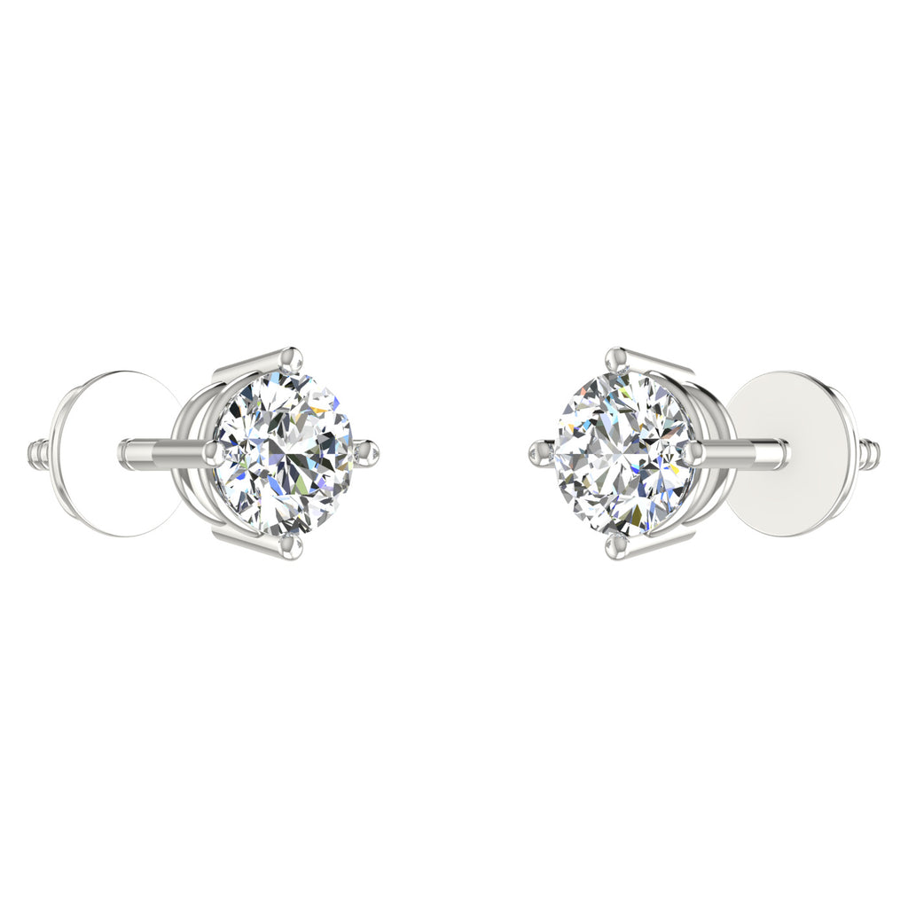 Ribbon Solitaire Studs
