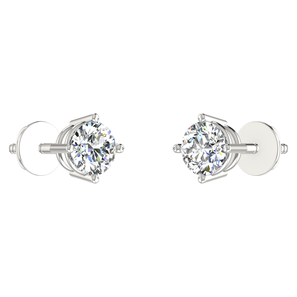 Ribbon Solitaire Studs