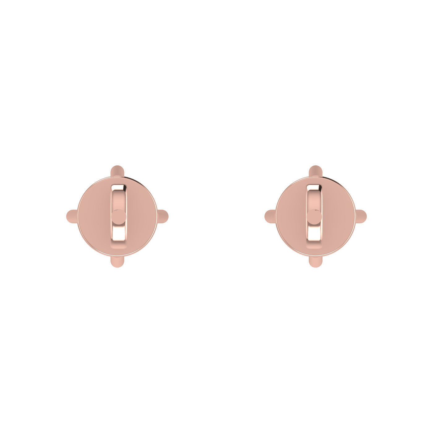 Ribbon Solitaire Studs