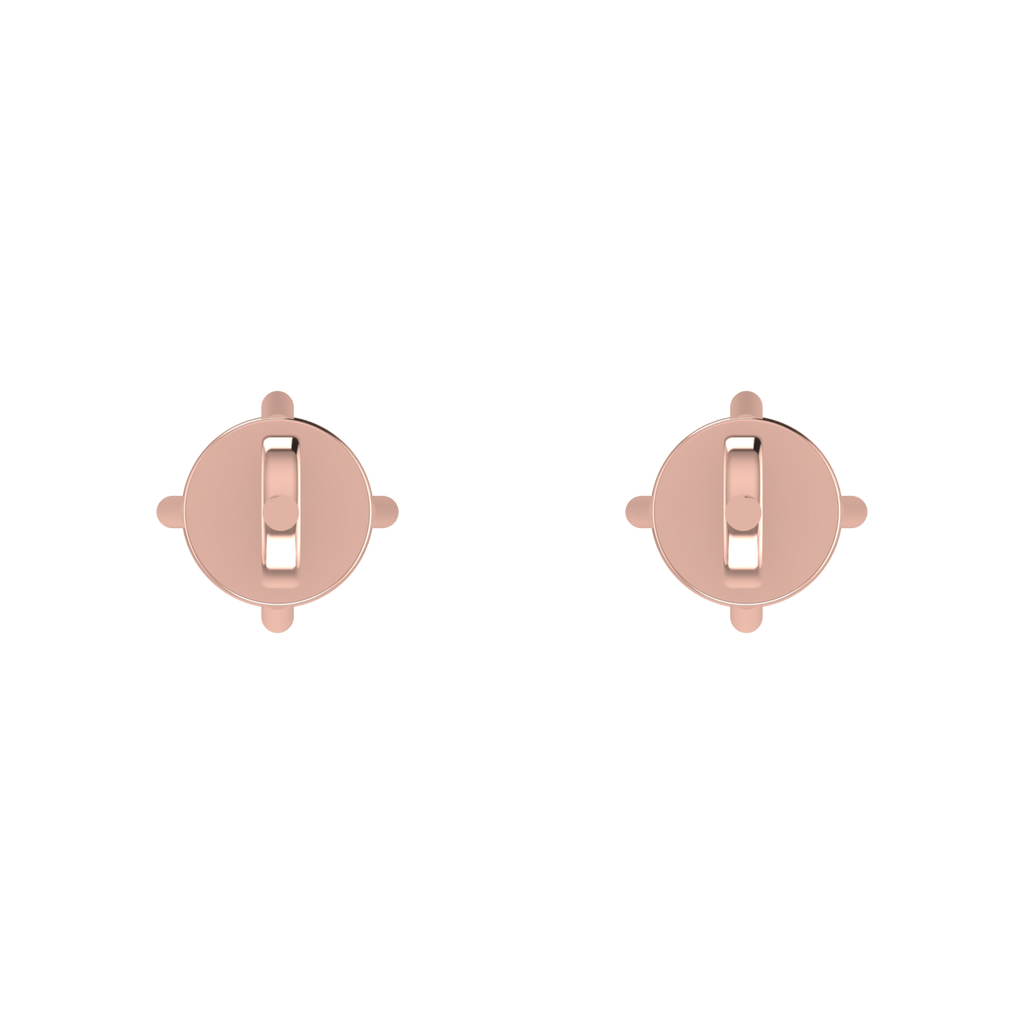Ribbon Solitaire Studs