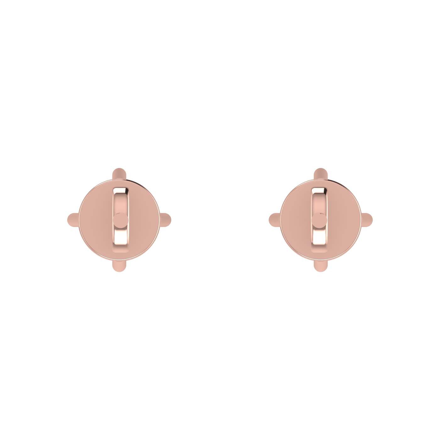 Ribbon Solitaire Studs