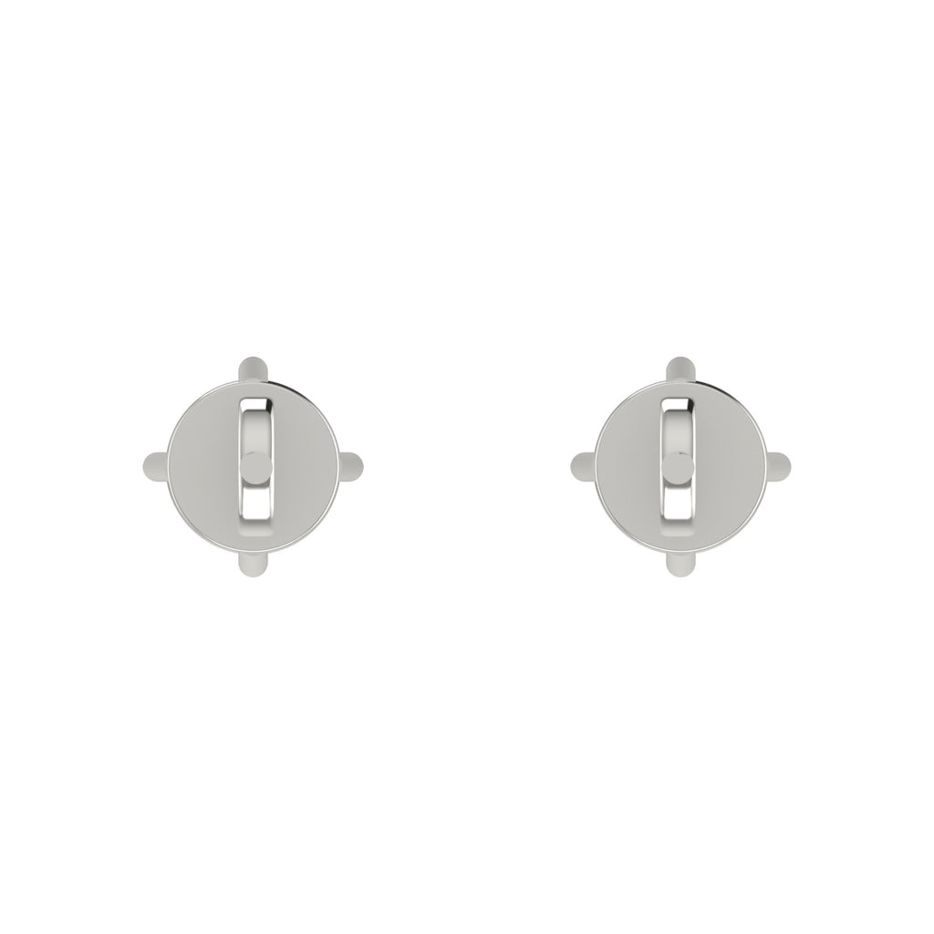 Ribbon Solitaire Studs