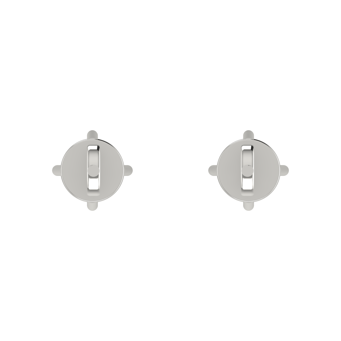 Ribbon Solitaire Studs