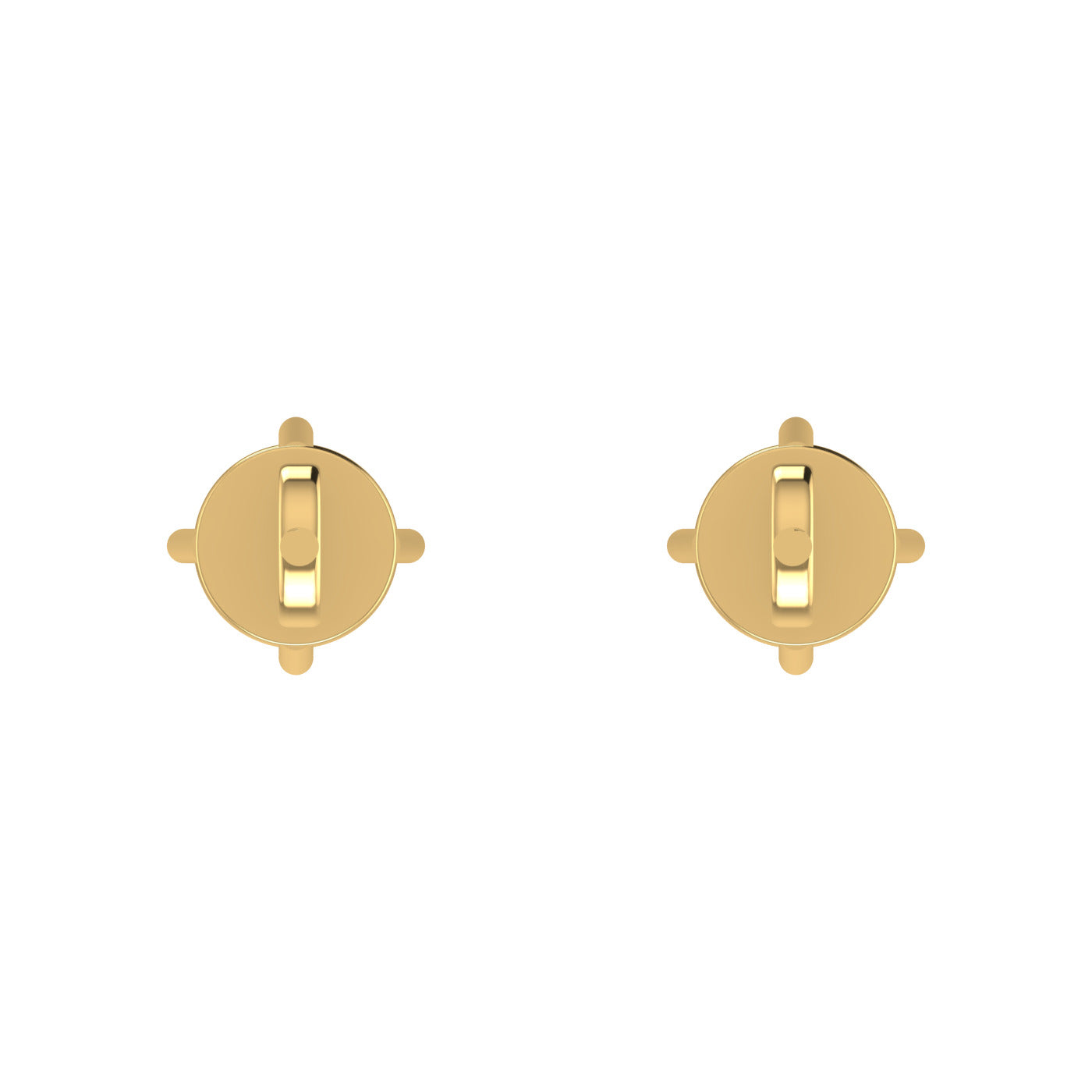 Ribbon Solitaire Studs