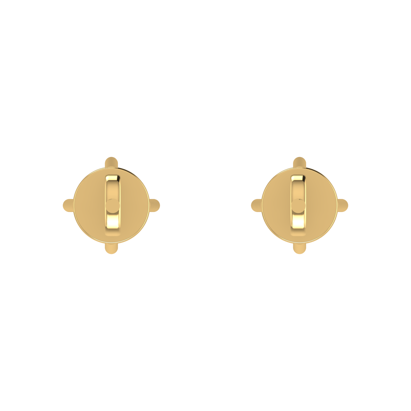 Ribbon Solitaire Studs