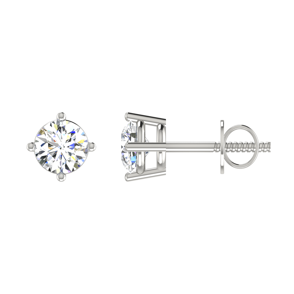 Ribbon Solitaire Studs