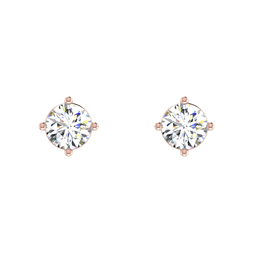 Ribbon Solitaire Studs