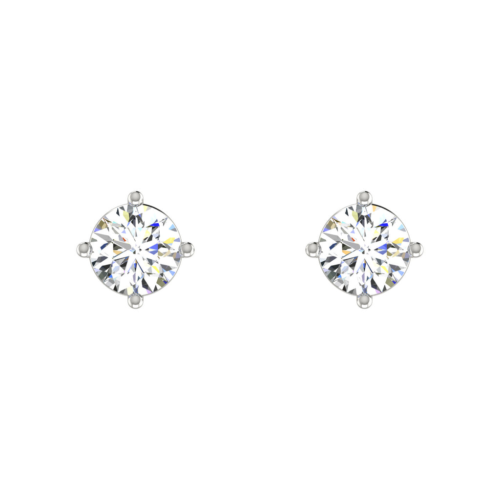Ribbon Solitaire Studs