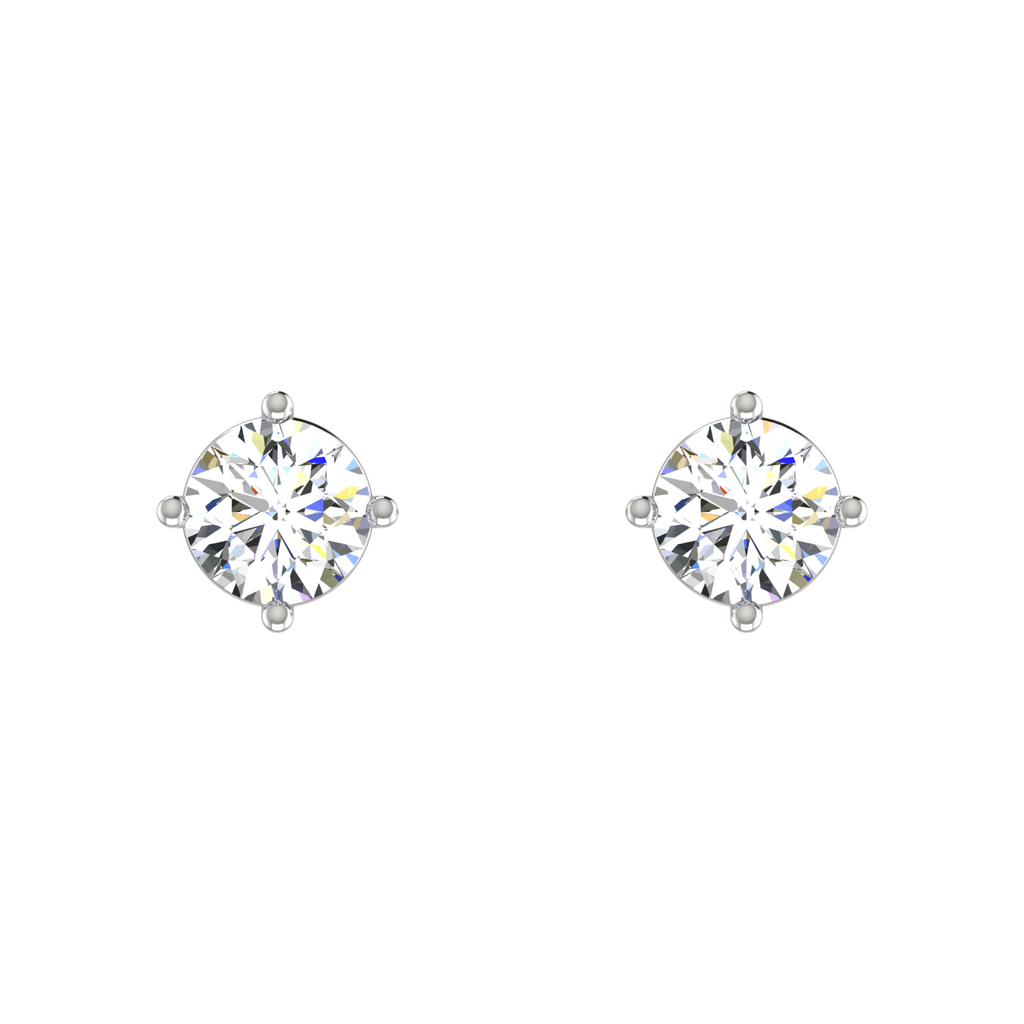 Ribbon Solitaire Studs