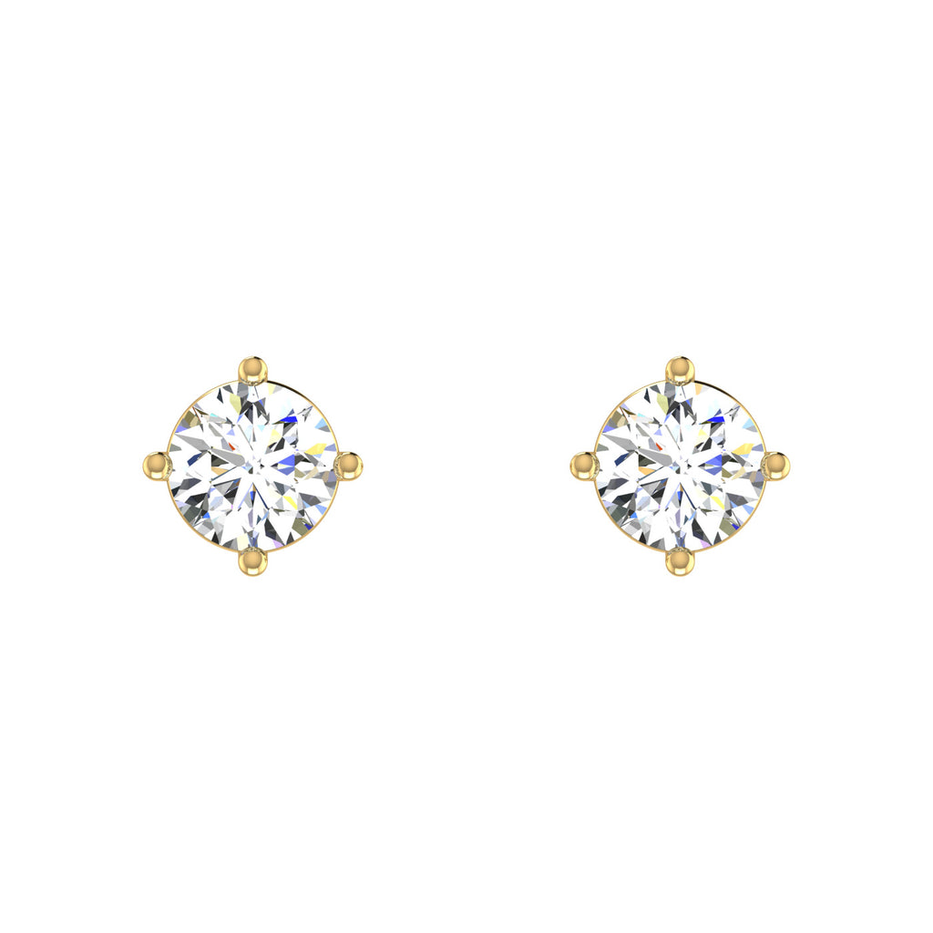 Ribbon Solitaire Studs