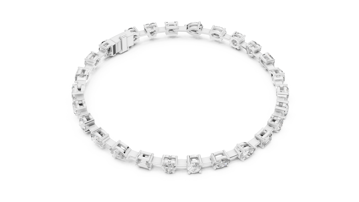 Baroque Tennis Bracelet