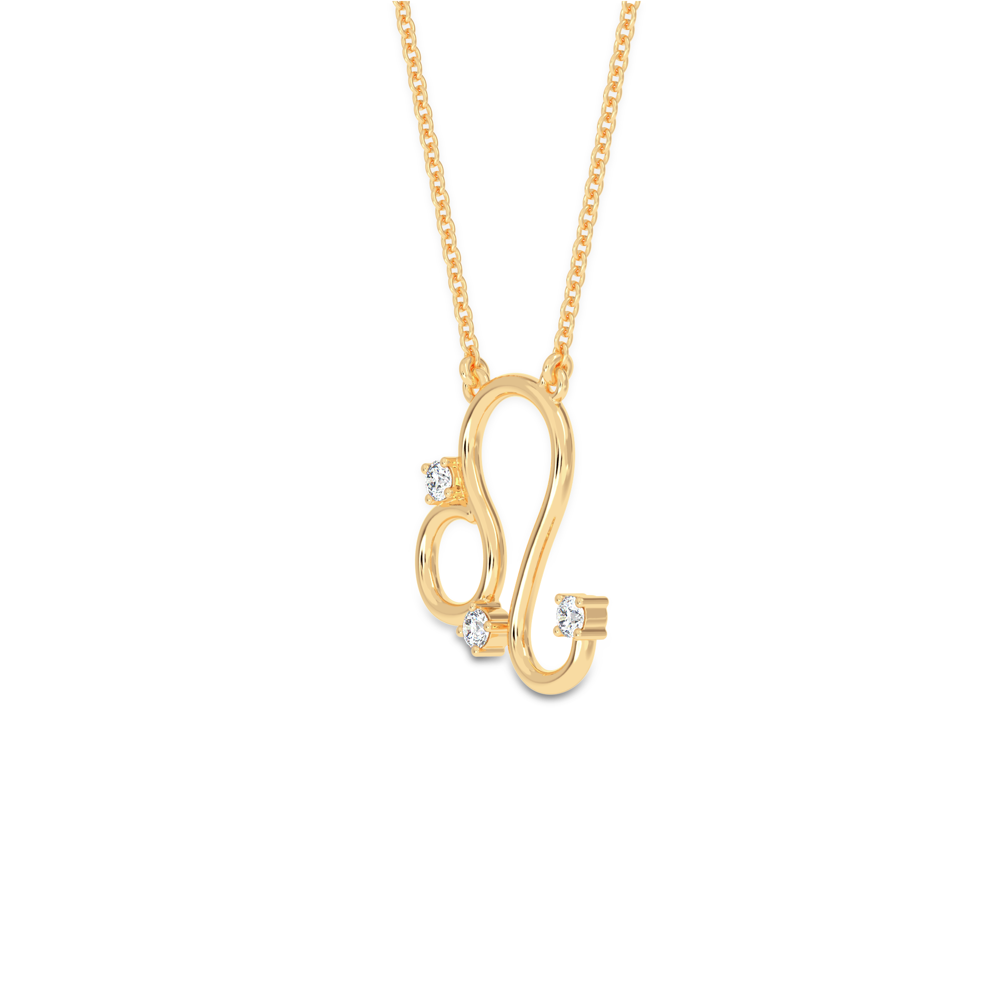 Crescent Zodiac Pendant