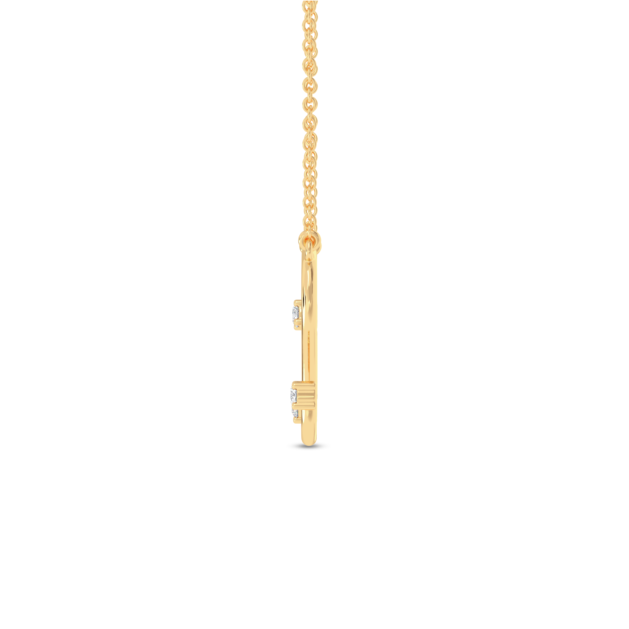 Crescent Zodiac Pendant