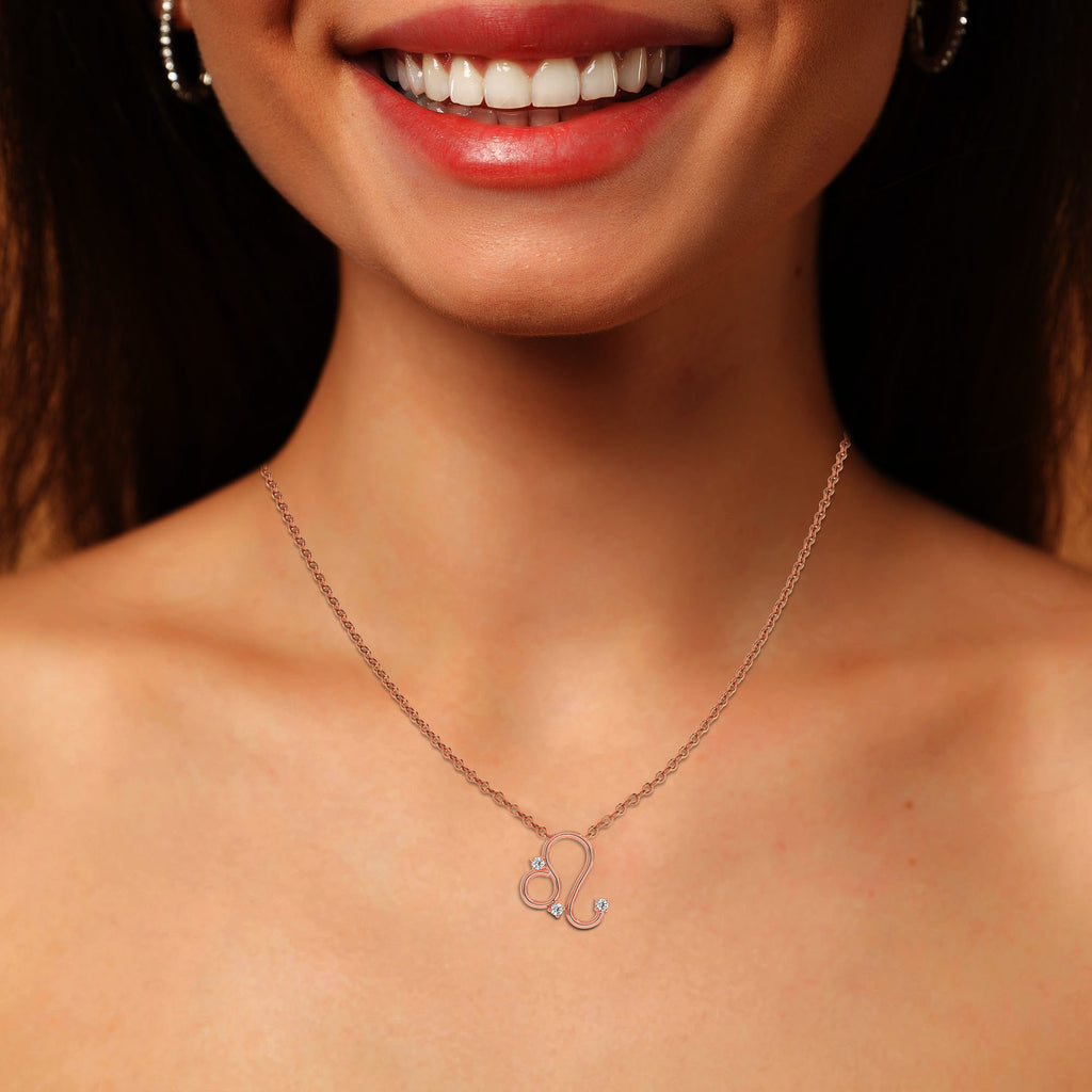 Crescent Zodiac Pendant