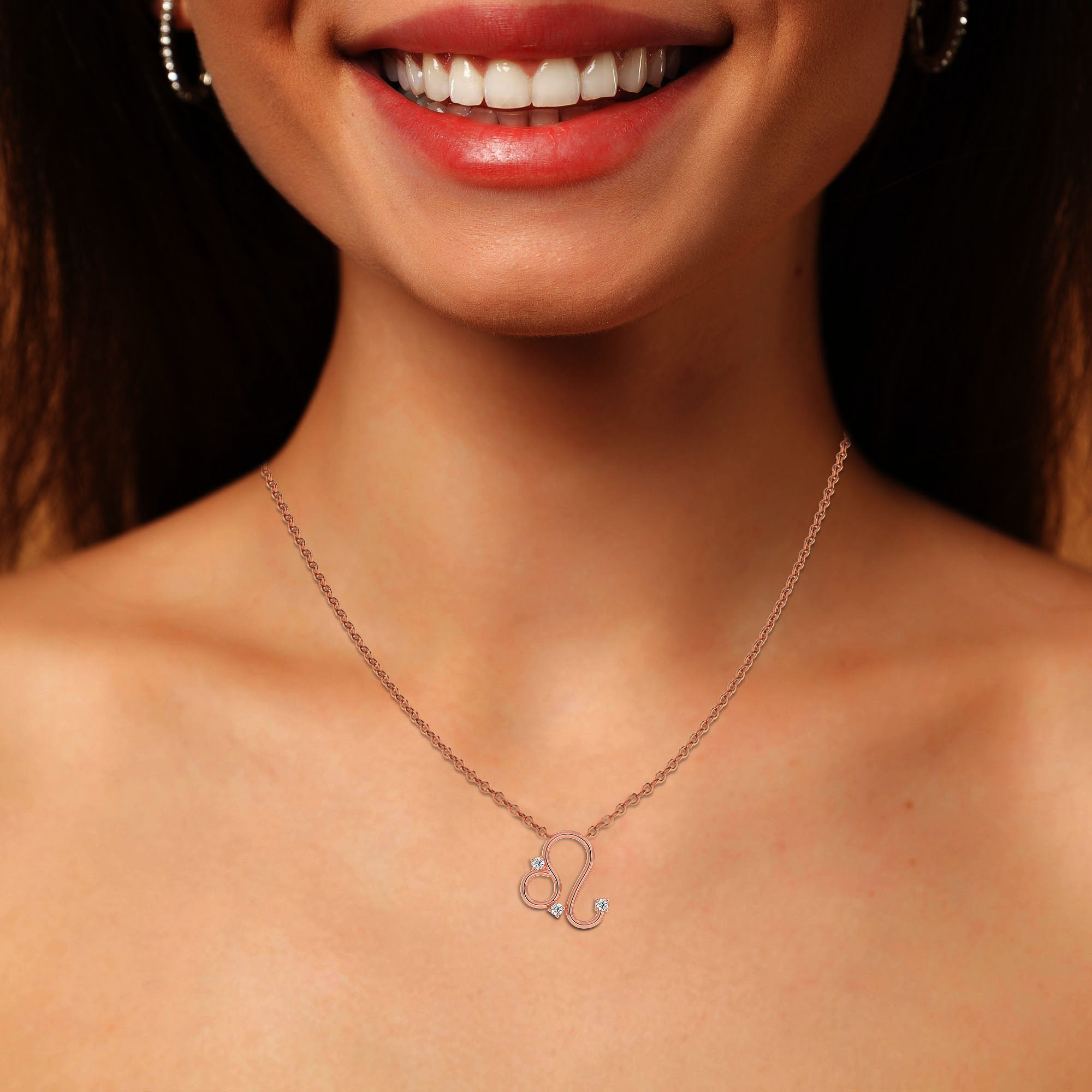 Crescent Zodiac Pendant