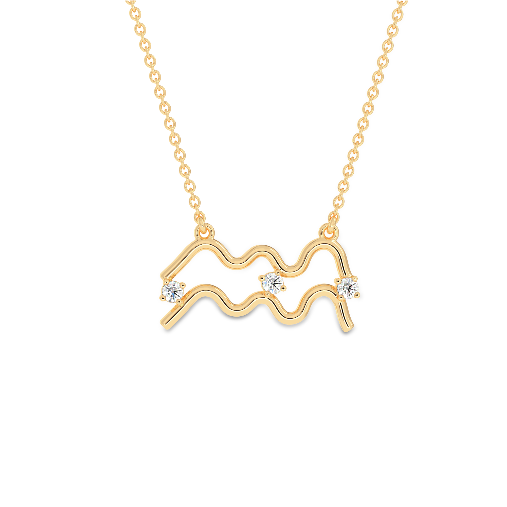 Solitaire Zodiac Pendant