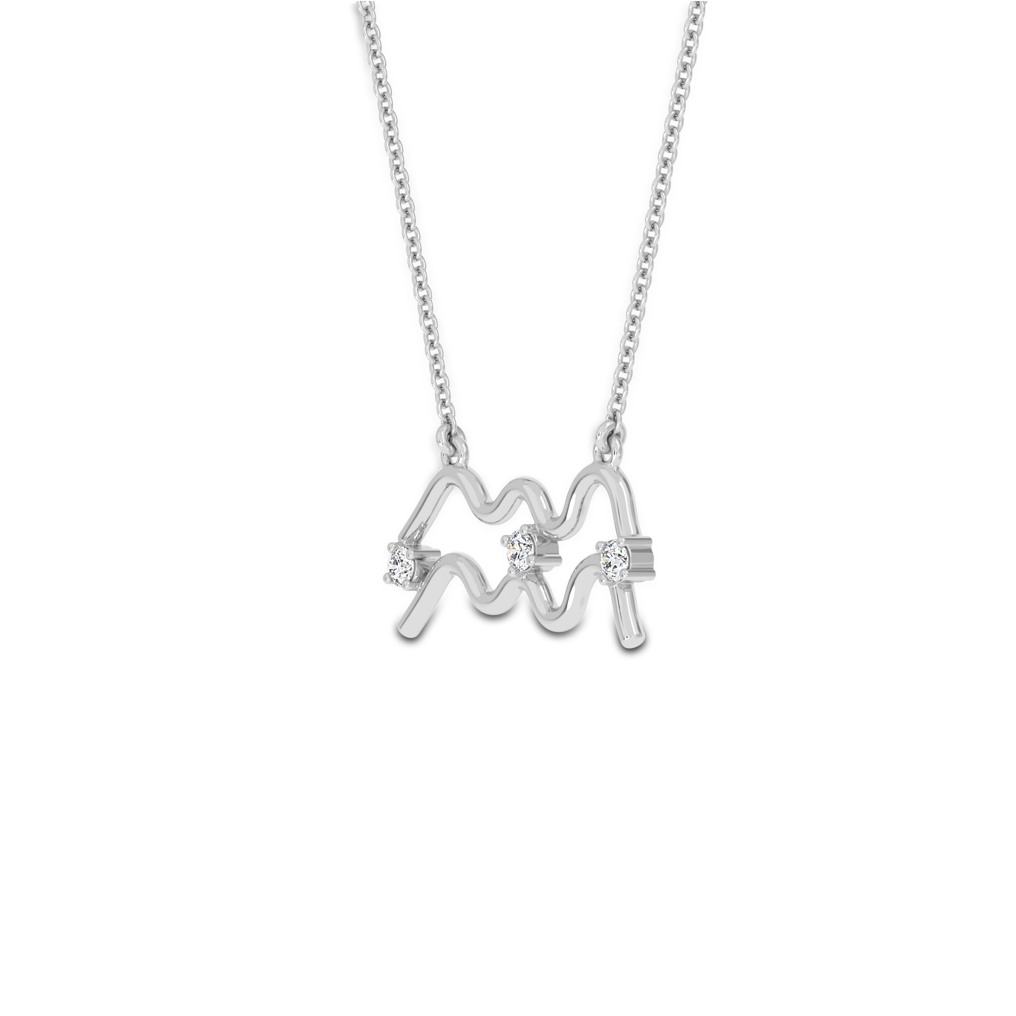 Solitaire Zodiac Pendant