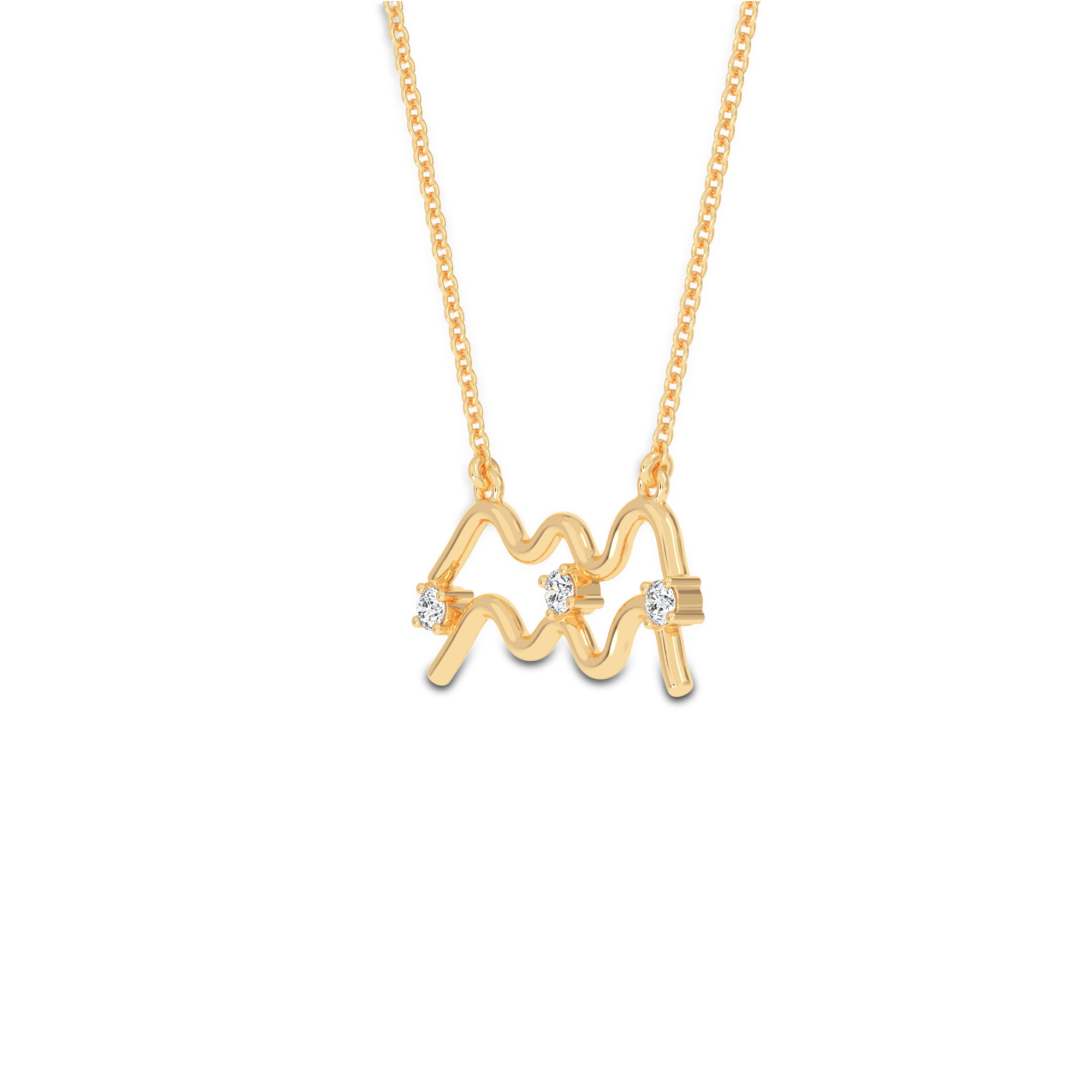 Solitaire Zodiac Pendant