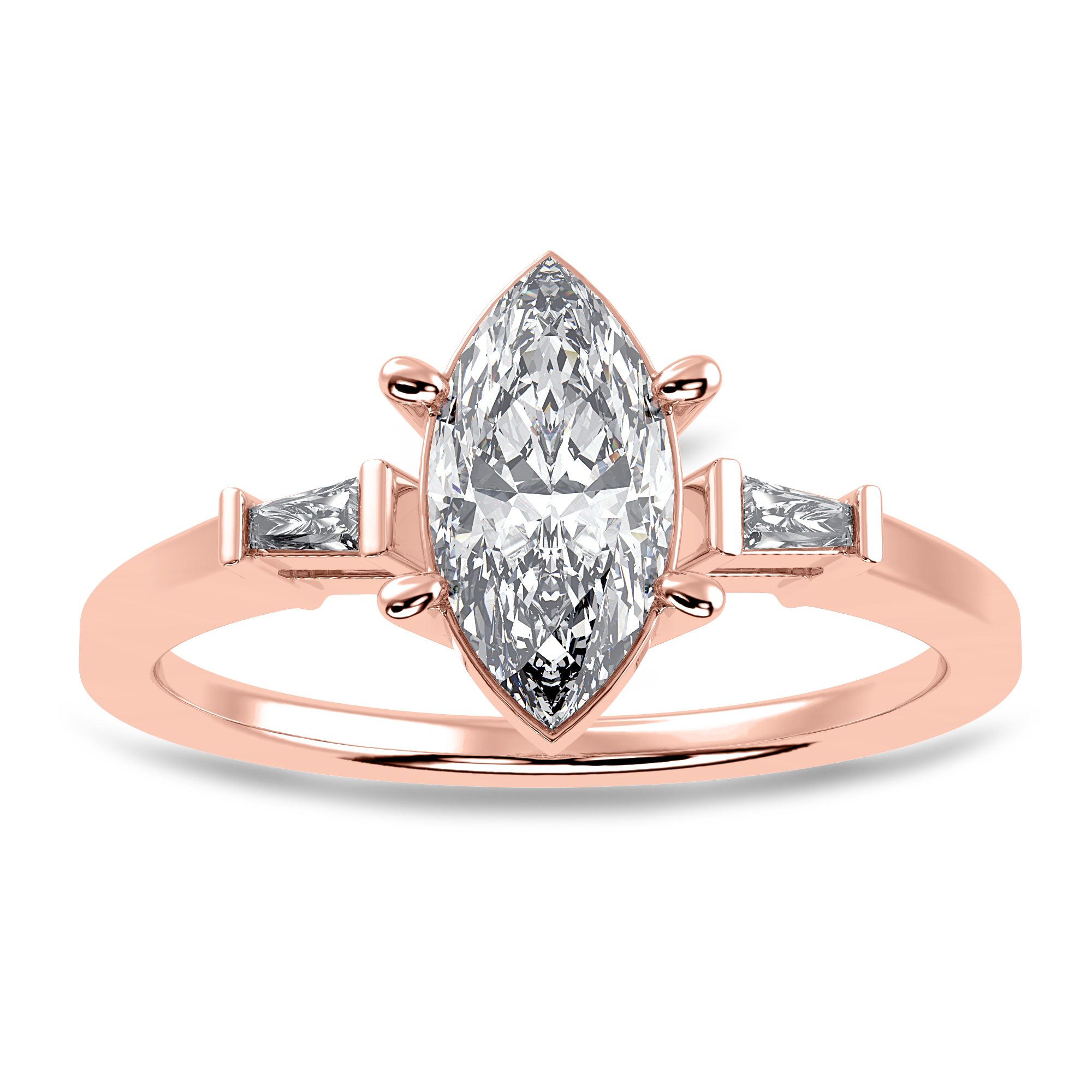 Éclat Baguette Cocktail Ring