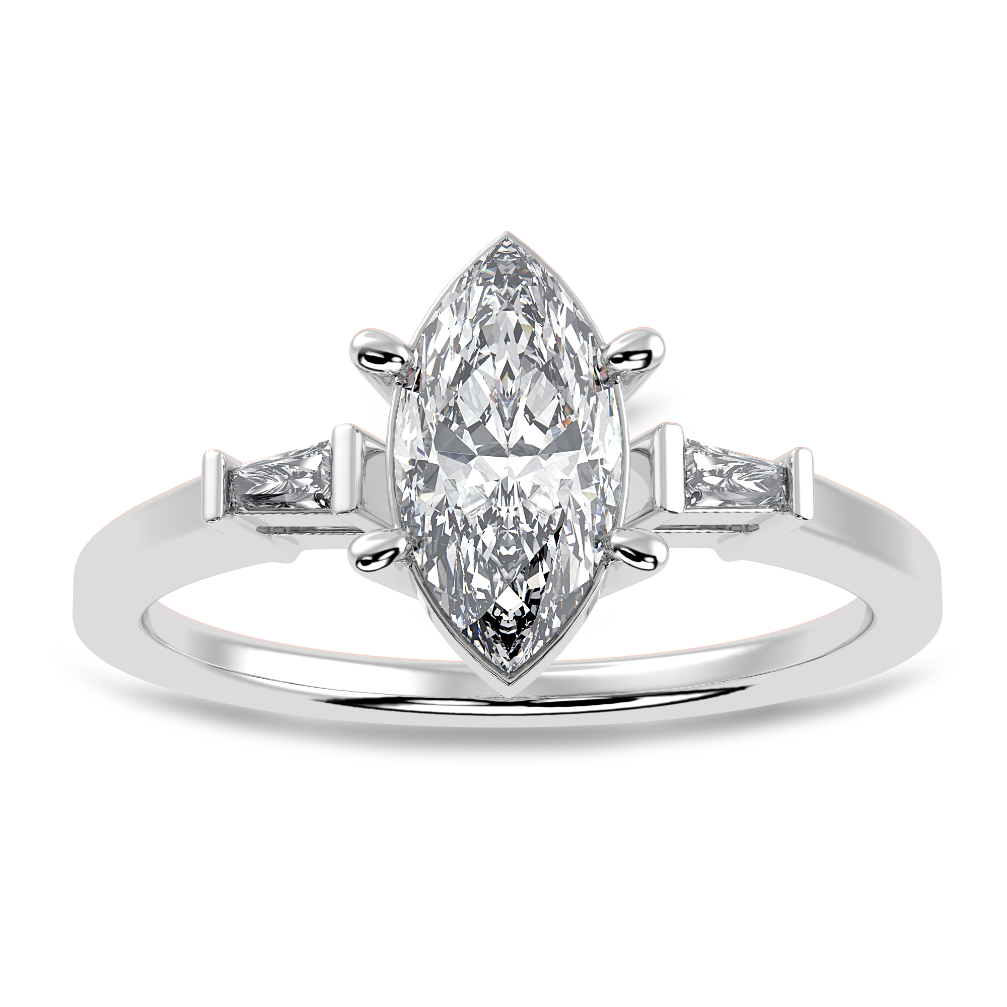 Éclat Baguette Cocktail Ring