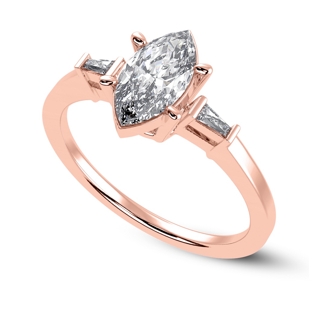 Éclat Baguette Cocktail Ring