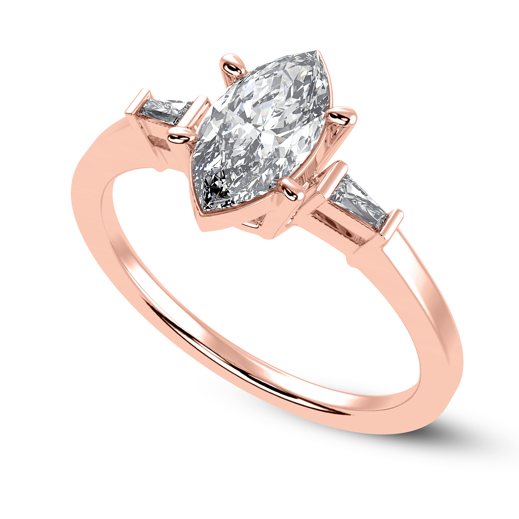 Éclat Baguette Cocktail Ring