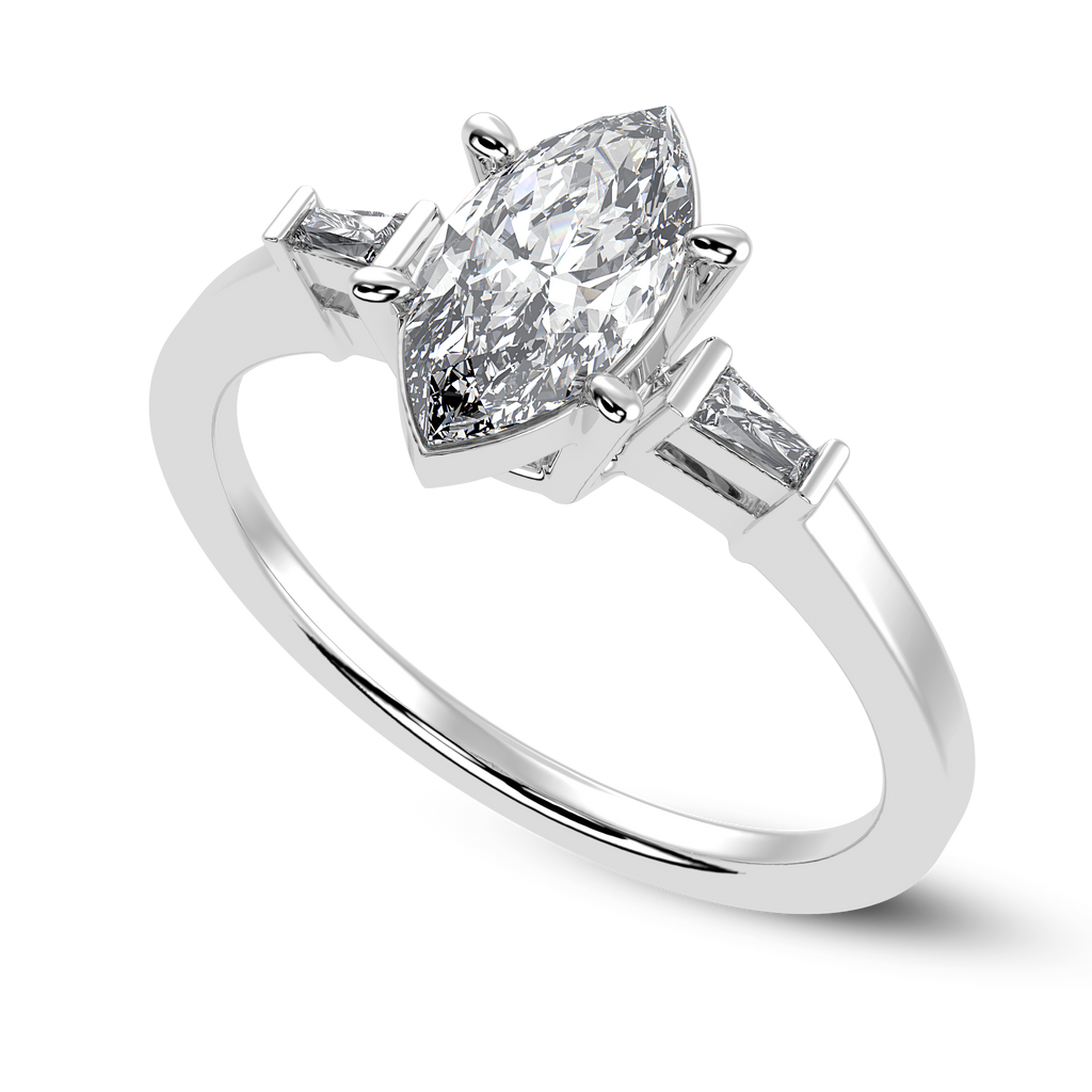 Éclat Baguette Cocktail Ring