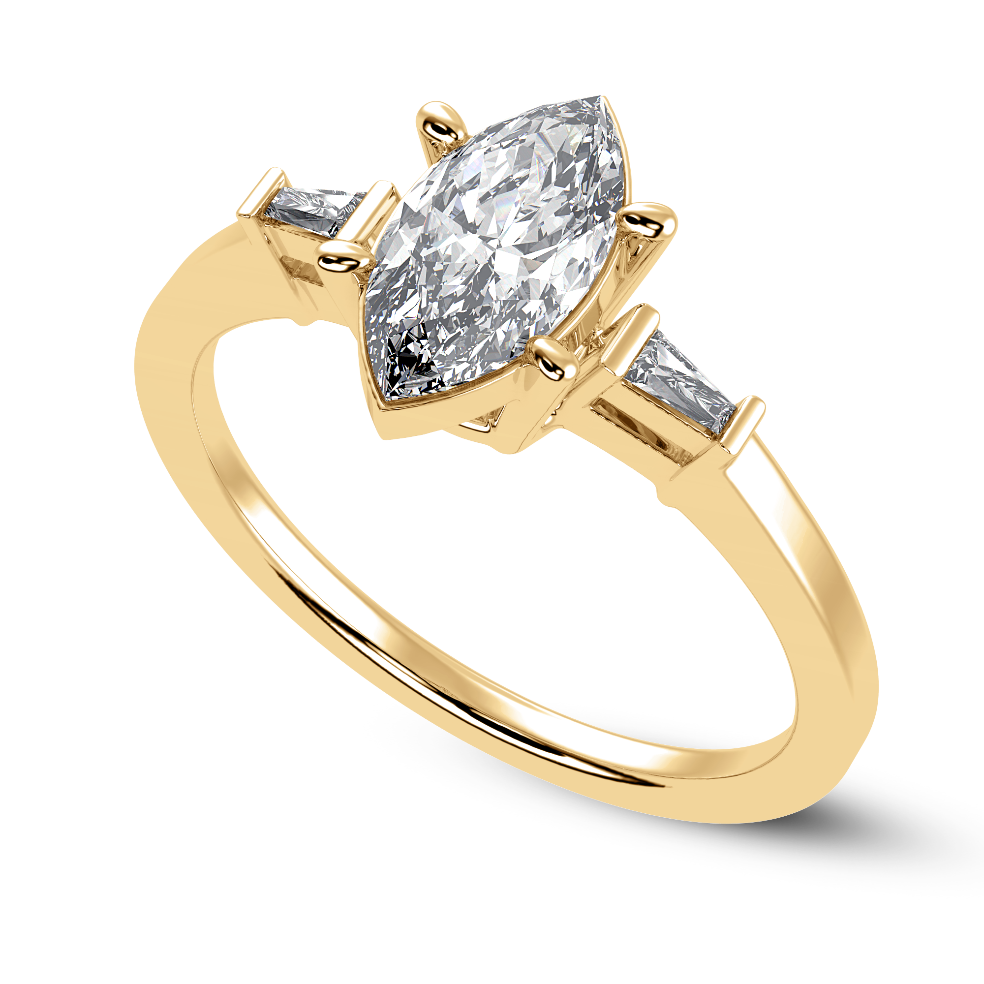 Éclat Baguette Cocktail Ring