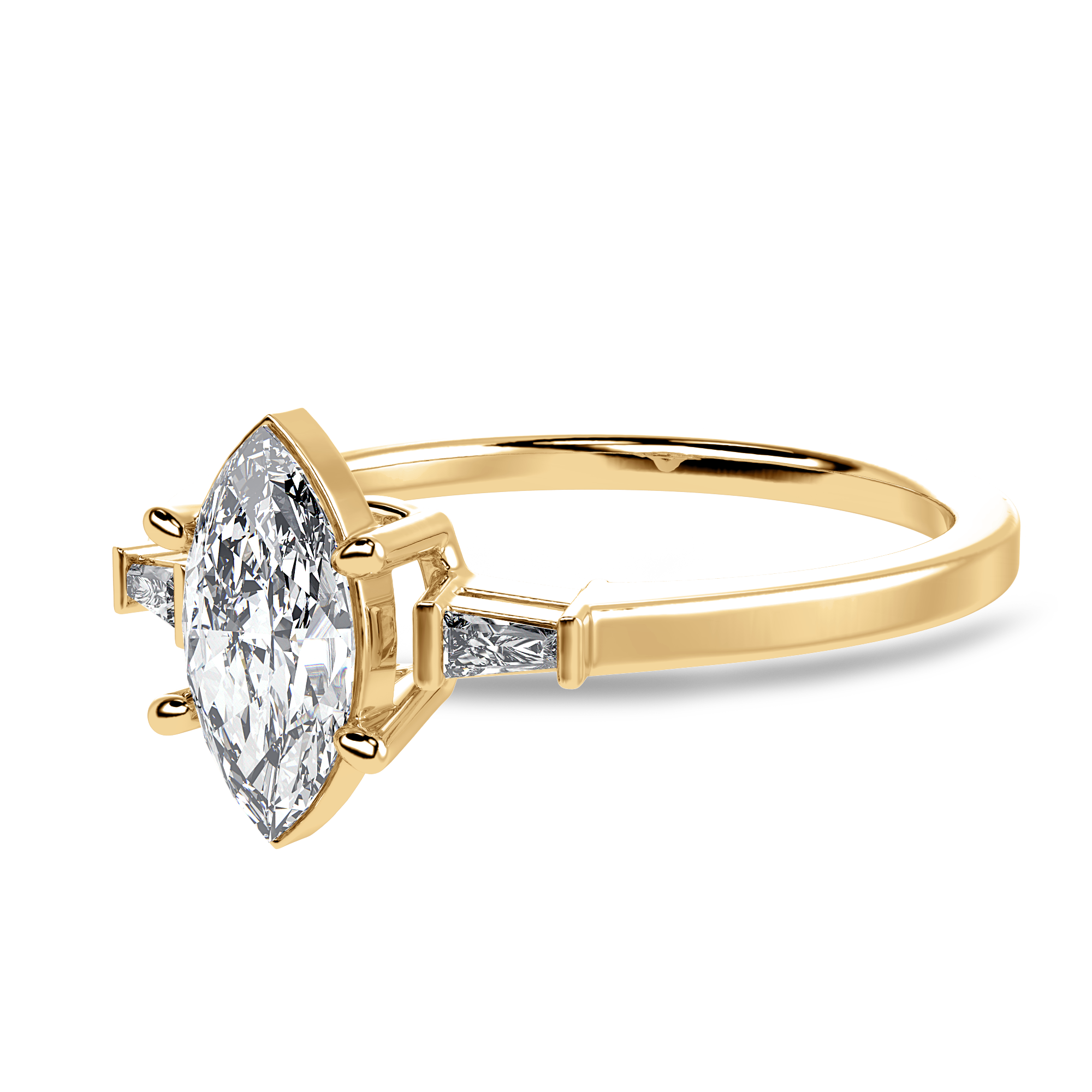 Éclat Baguette Cocktail Ring