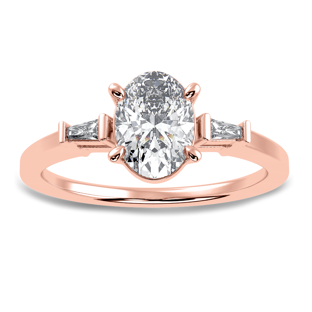 Lumière Baguette Cocktail Ring