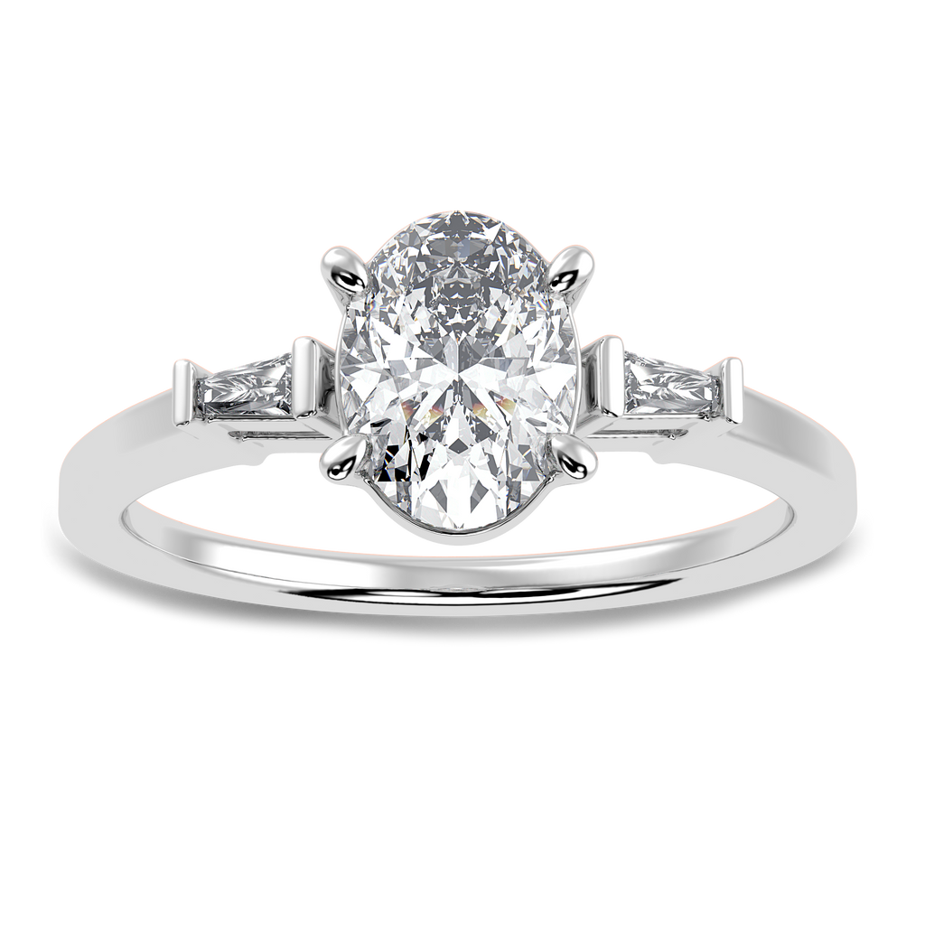 Lumière Baguette Cocktail Ring
