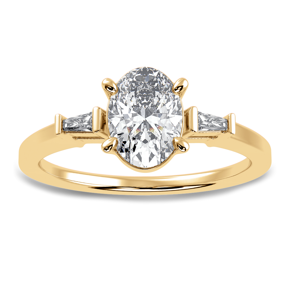 Lumière Baguette Cocktail Ring