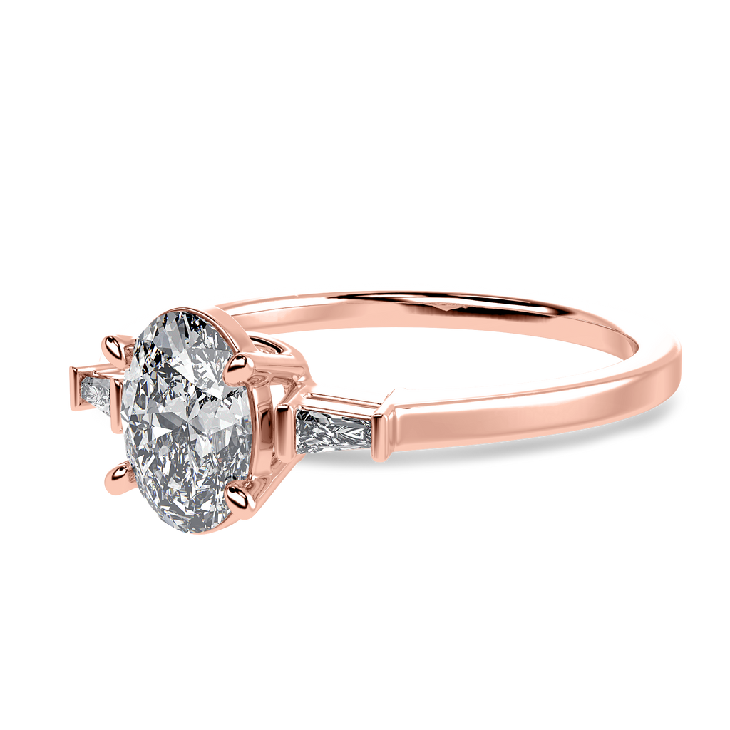Lumière Baguette Cocktail Ring