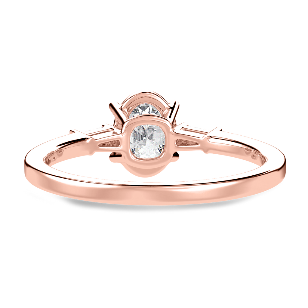 Lumière Baguette Cocktail Ring