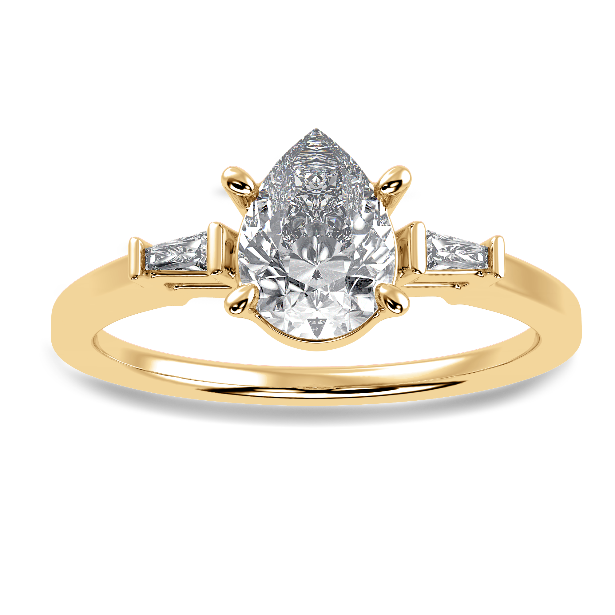 Cascade Pear Cocktail Ring