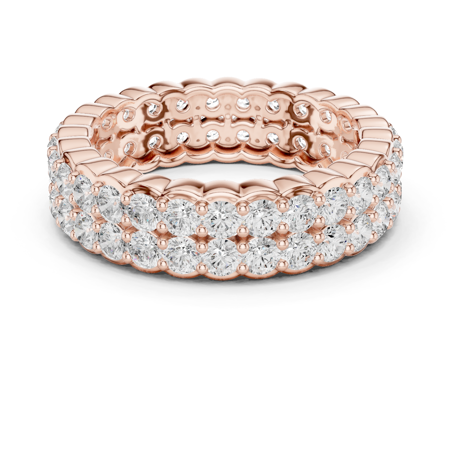 Crescent Eternity Band