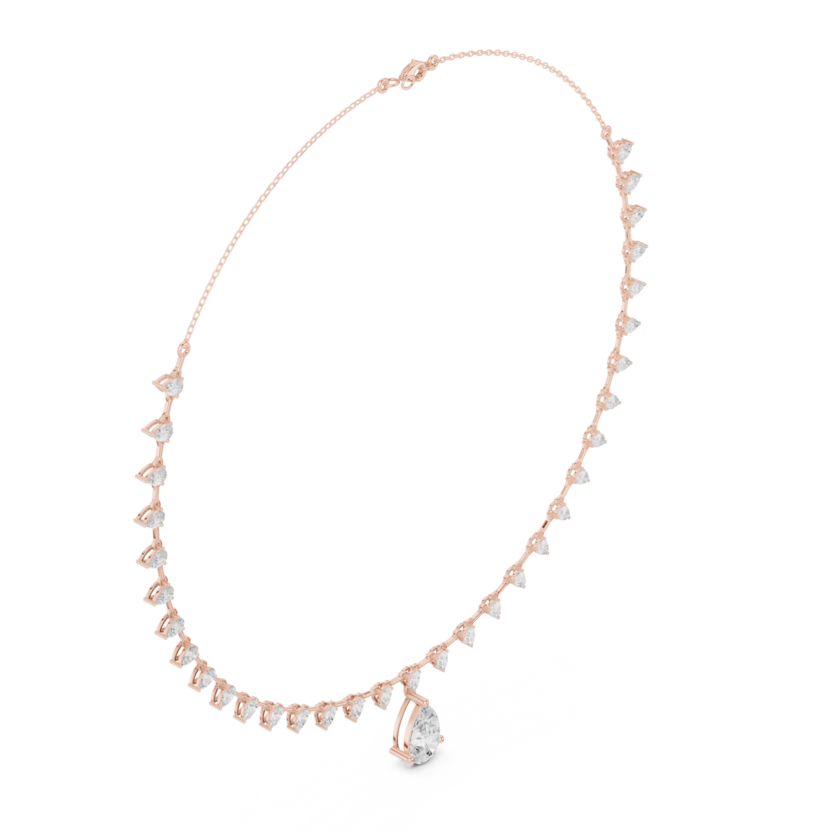 Cascade Pear Necklace