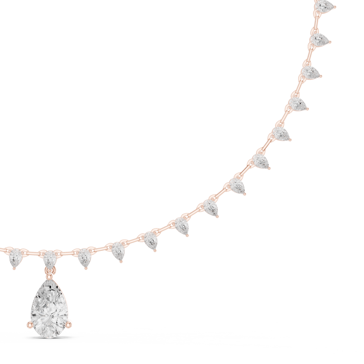 Cascade Pear Necklace