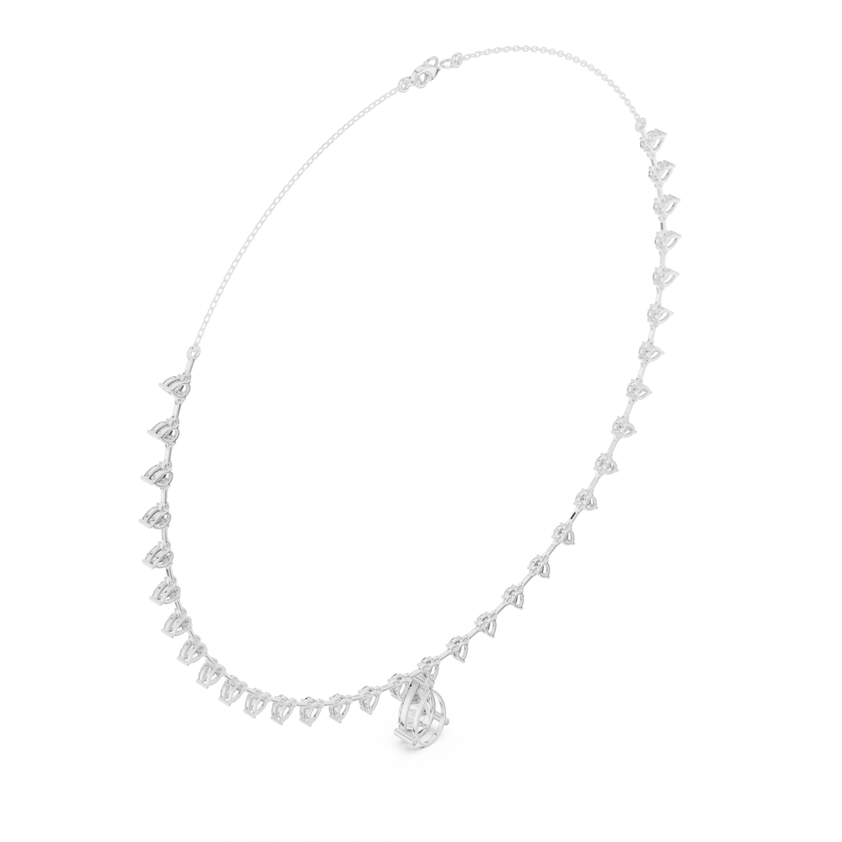 Cascade Pear Necklace