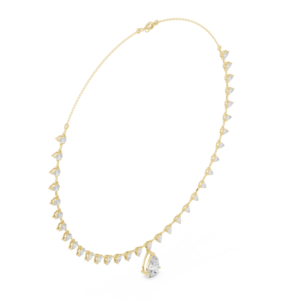Cascade Pear Necklace